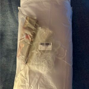 JIFTOK Baby Gate for Stairs, Banister Guard - White